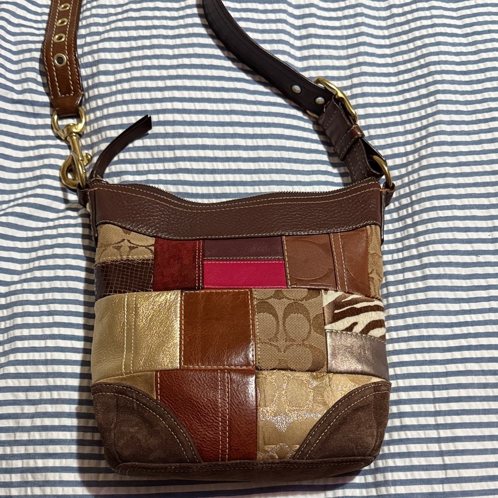 Coach Multicolor Patchwork Shoulder Bag - image 2